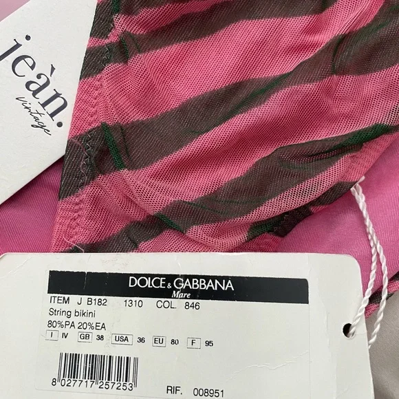 Pink Zebra Print Bikini Set - Picture 5 of 7